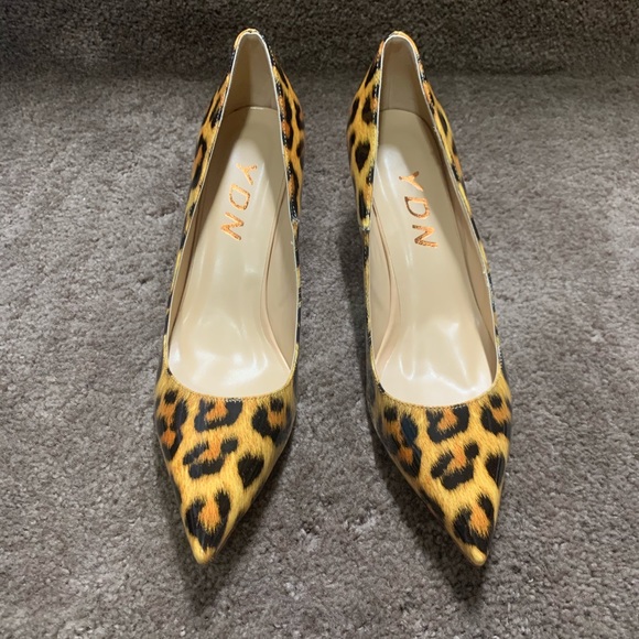 Size 8 Women's Chic Pointed Toe Mid Heel Pumps - Picture 4 of 12